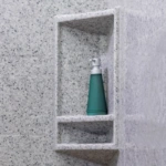 Photo of shelf in walk in shower