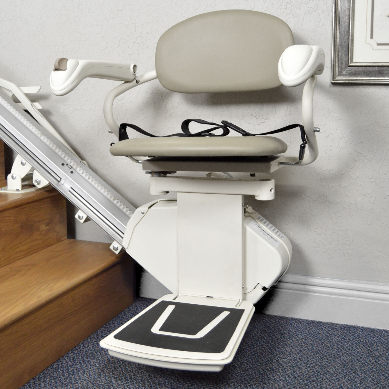Photo of Leaf Home Safety Solution's stair lift model SL300