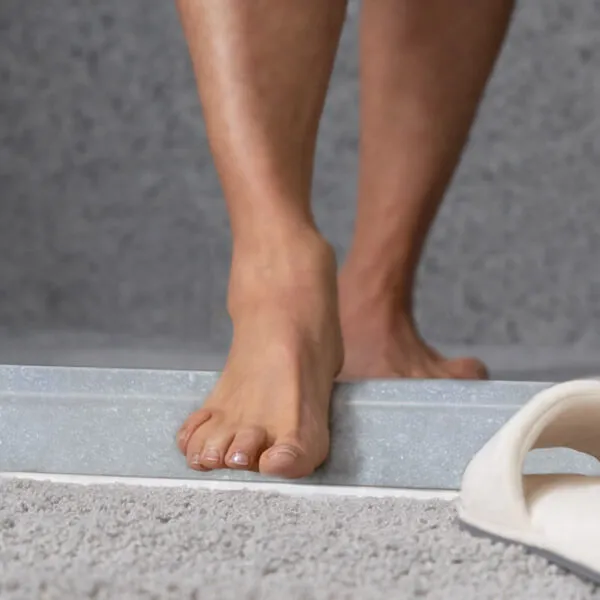 Image showing walk-in shower threshold