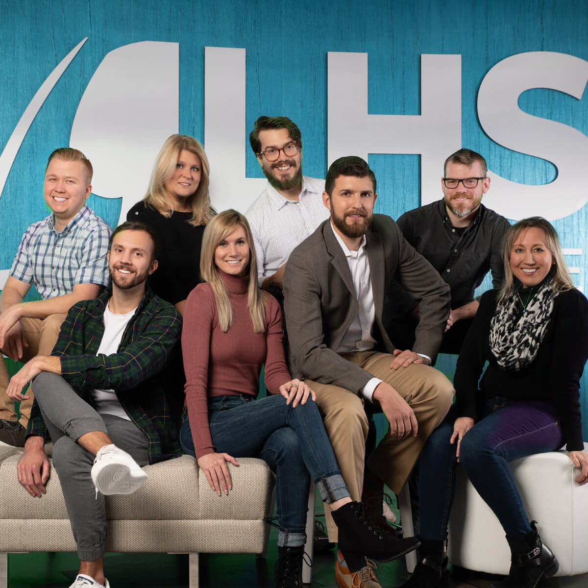 LHS employees from the creative team