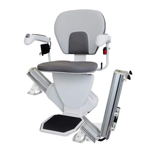 new comfort stair lift with folding rail